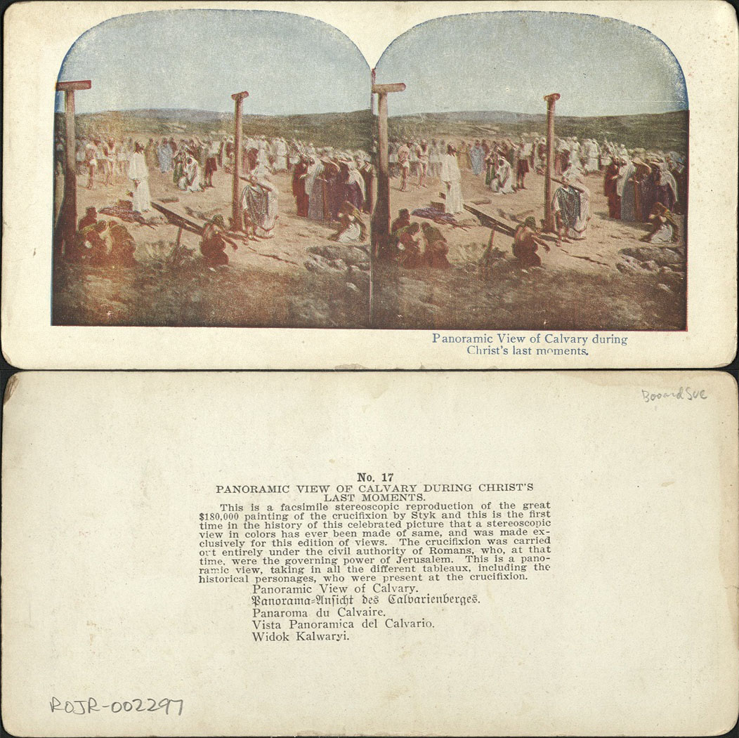 Panoramic View of Calvary during Christ’s last moments.